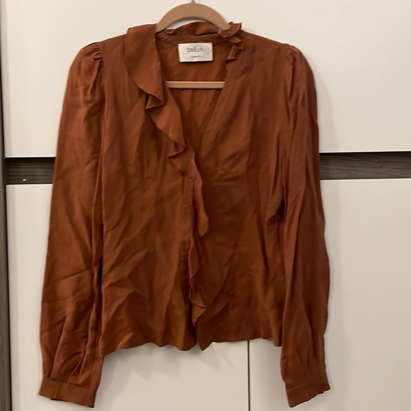 Ba&sh blouse with ruffles - Picture 1 of 3